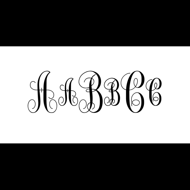 Monogram-kk-sc font